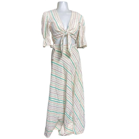 Vintage 1970's Wrap Skirt Set - Picture 1 of 10